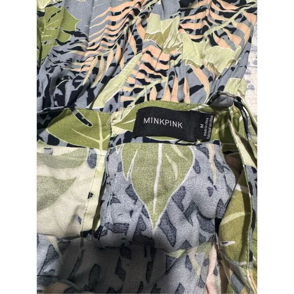 MinkPink Aloha playsuit green Muti tiere M - Picture 3 of 8